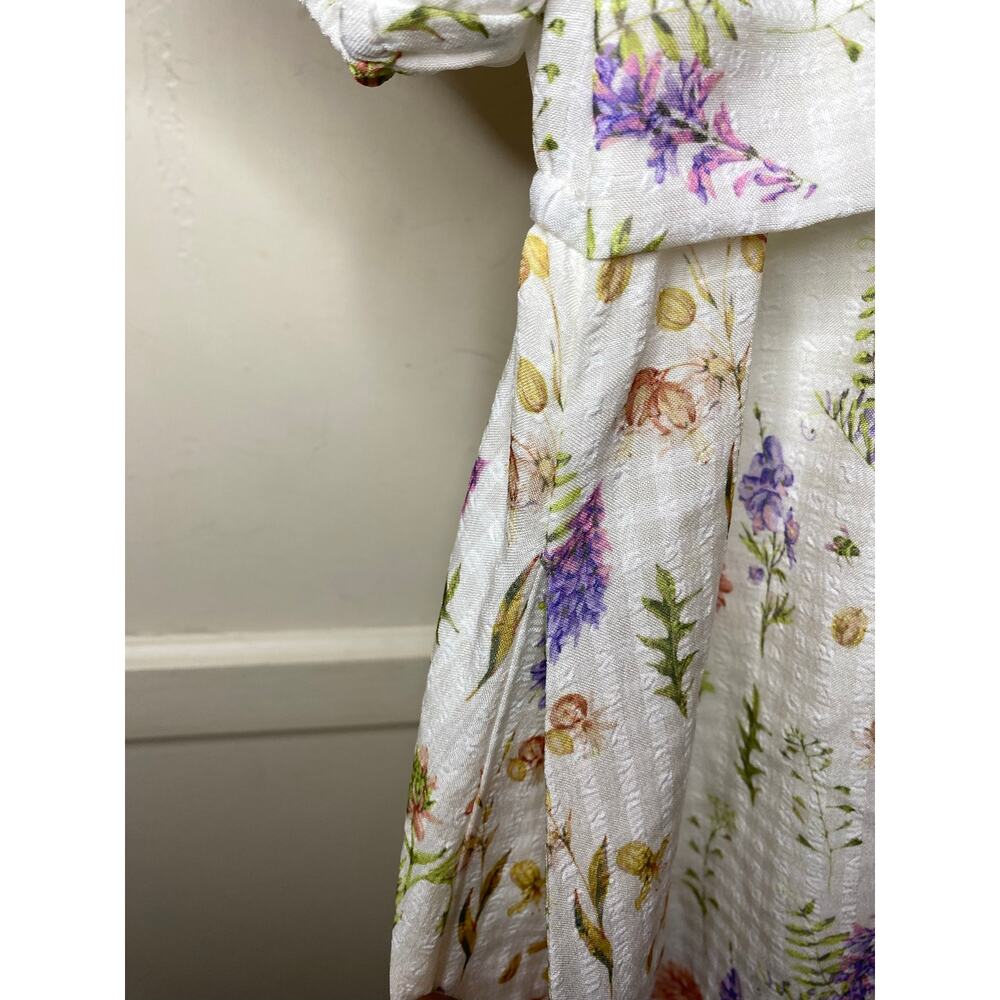 Vintage Andrade 100% cotton whimsy Floral dress with pockets - Picture 8 of 11
